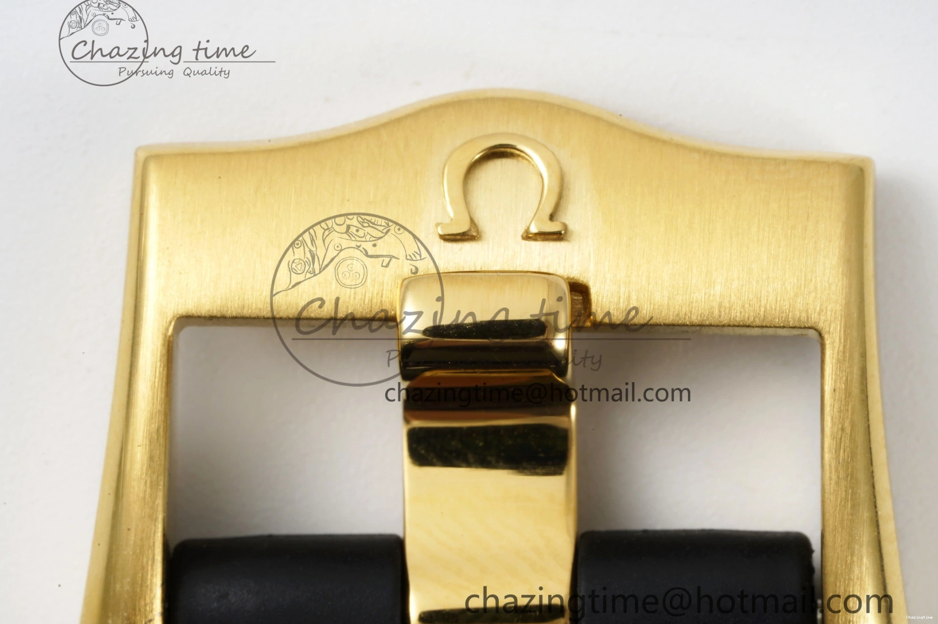 0421 TimelessDesign Speedmaster Moonwatch in Moonshine Gold YG RMF Best Edition YG Dial on Black Rubber Strap Manual Chrono 7834